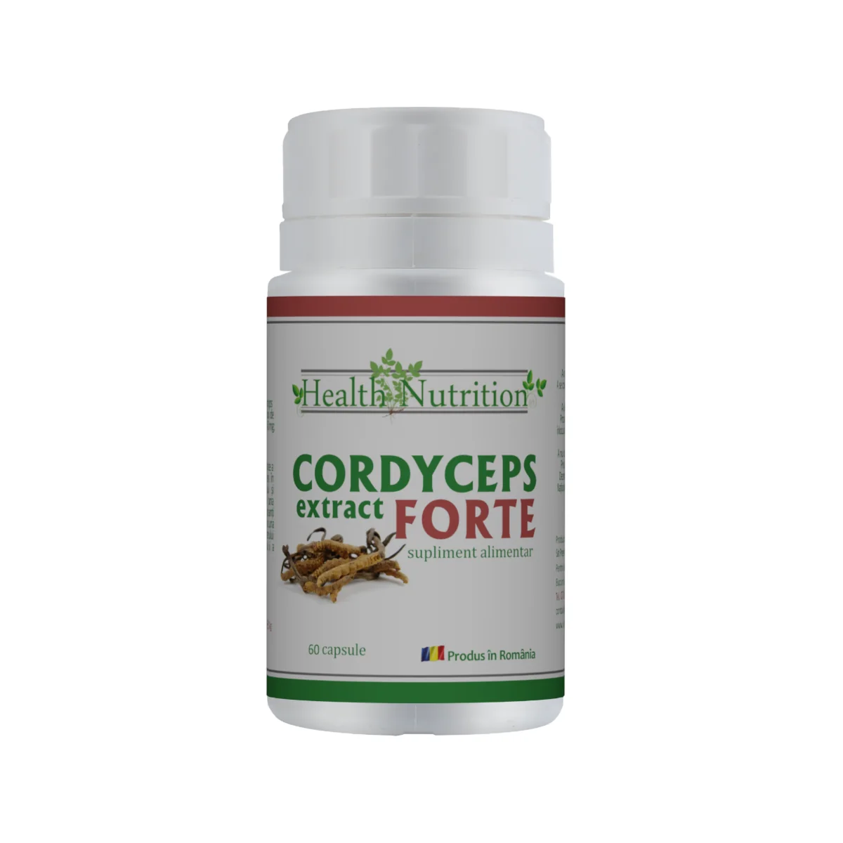 Cordyceps Extract Forte 100% natural, 60 capsule, Health Nutrition