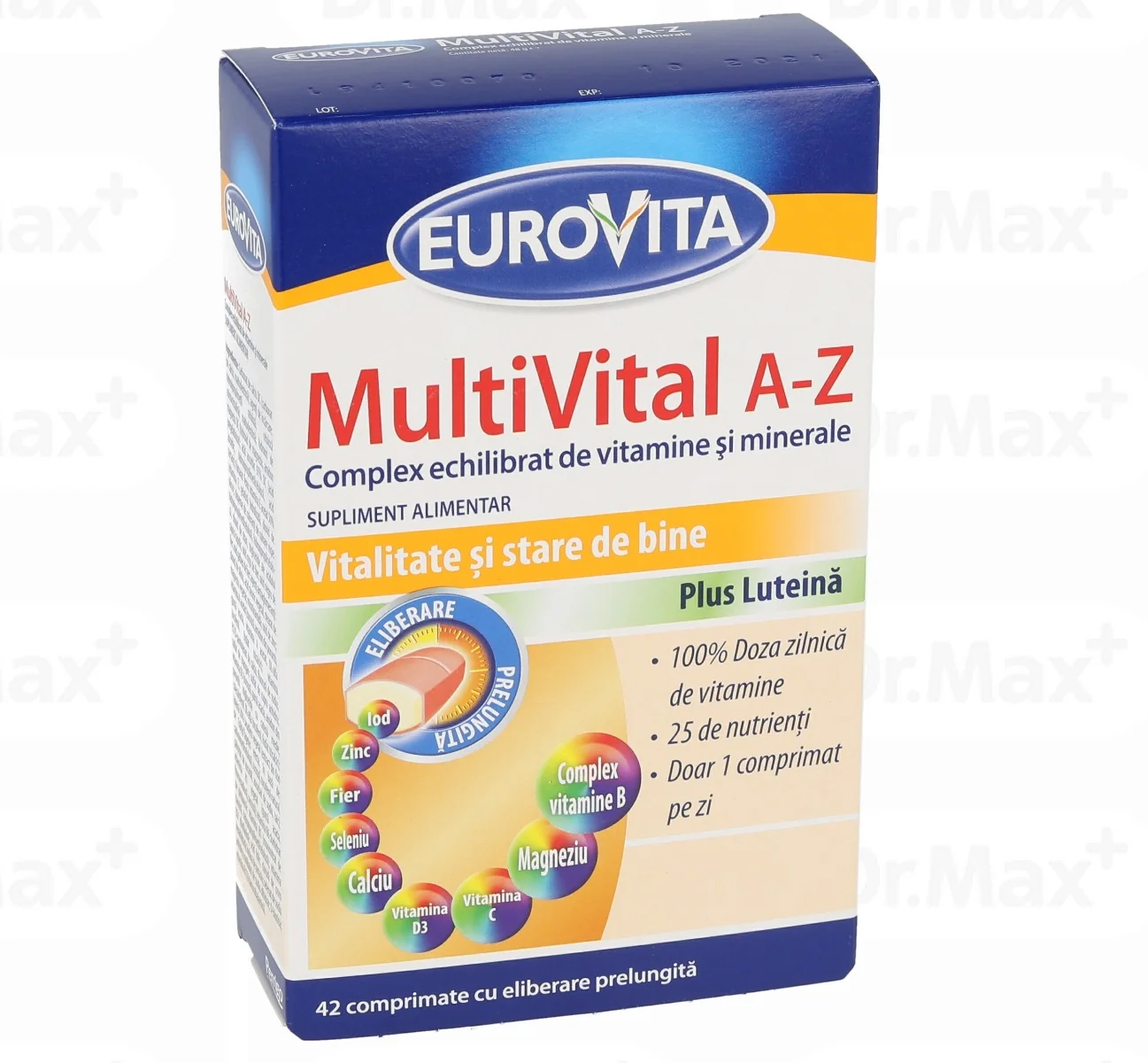 MultiVital A-Z, 42 comprimate, Eurovita