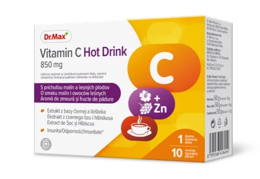 Dr. Max Vitamin C Hot Drinkā, 10 plicuri