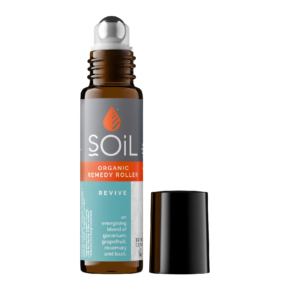 Roll-On Bio Revive Amestec Energizant si Echilibrant cu uleiuri esentiale, 10ml, Soil