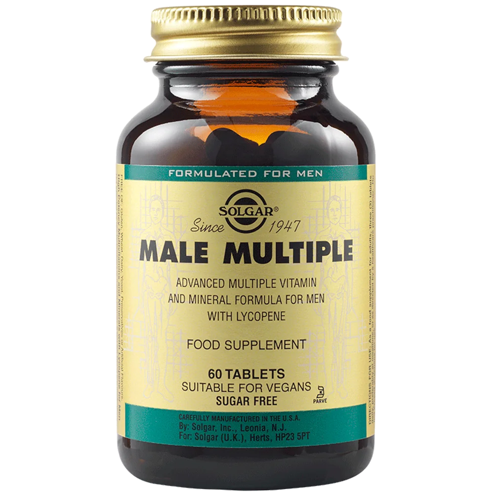 Multivitamina Male Multiple pentru barbati, 60 tablete, Solgar