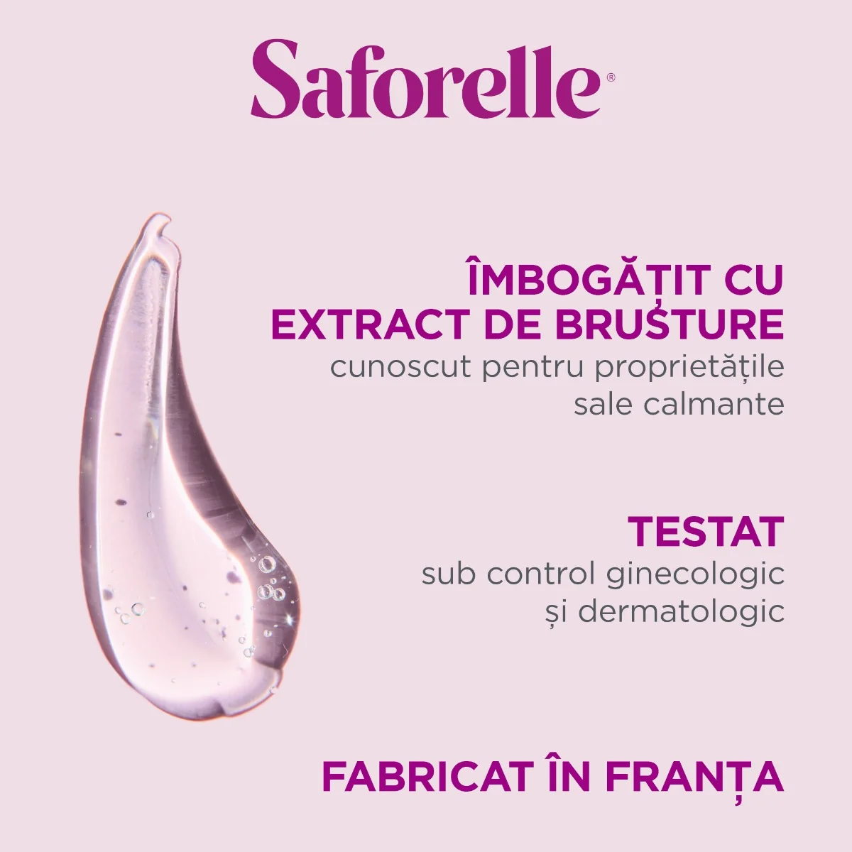 Gel ingrijire intima si corporala cu extract de brusture, 250ml, Saforelle
