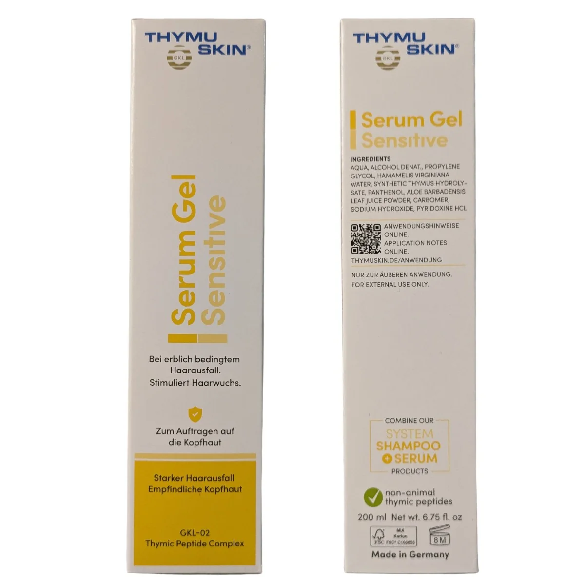 Ser-tratament pentru alopecia difuza, areata si regenerarea parului Med, 200ml, THYMUSKIN