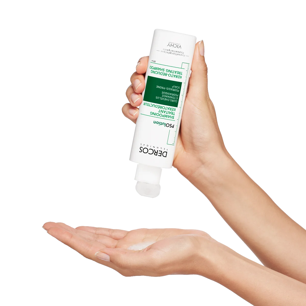 Sampon tratament keratoreductor pentru senzatia de mancarime PSOlution Dercos, 200ml, Vichy