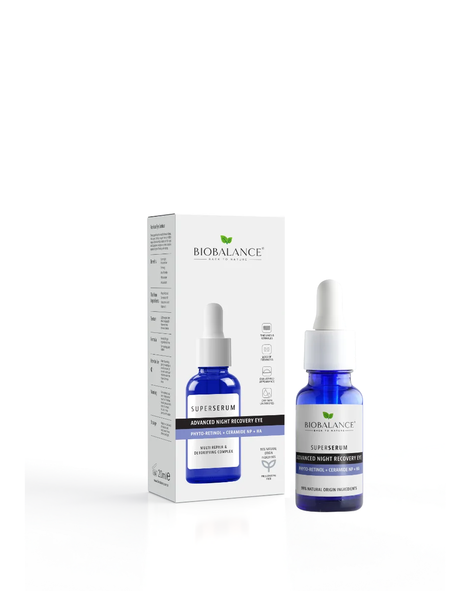 Super serum contur ochi pentru noapte antirid si intensiv reparator, 20ml, Bio Balance