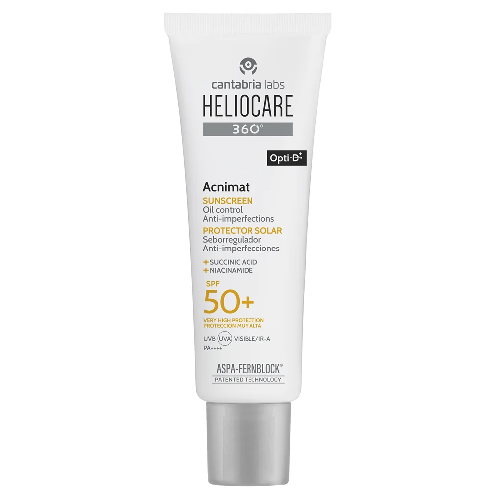 Crema pentru protectie solara cu SPF 50+ 360 Acnimat Heliocare, 50ml, Cantabria Labs