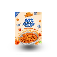 Cereale cu 30% proteina fara zahar low-carb gluten free si vegane Caramel Sarat, 250g, Mr. Iron