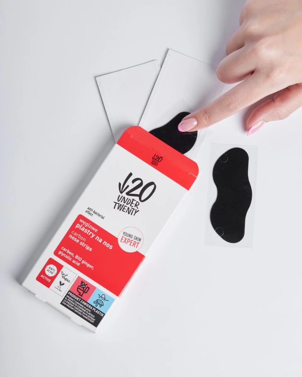 Plasturi pentru nas cu carbune, 4 bucati, Under20