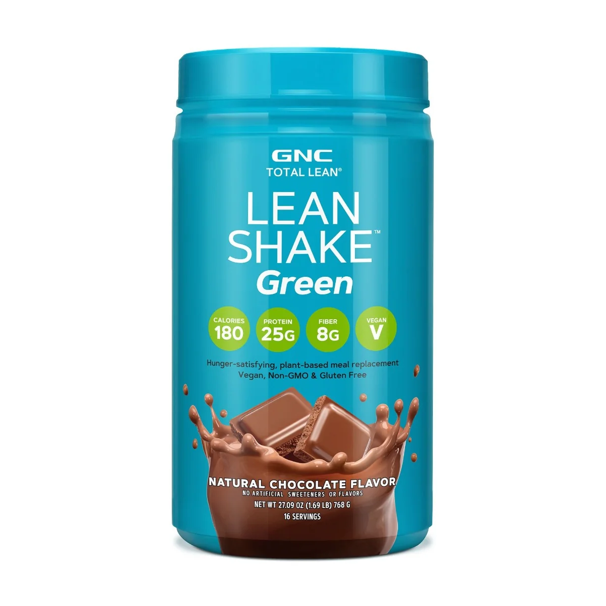 Proteina vegana cu aroma de ciocolata Total Lean, 768g, GNC
