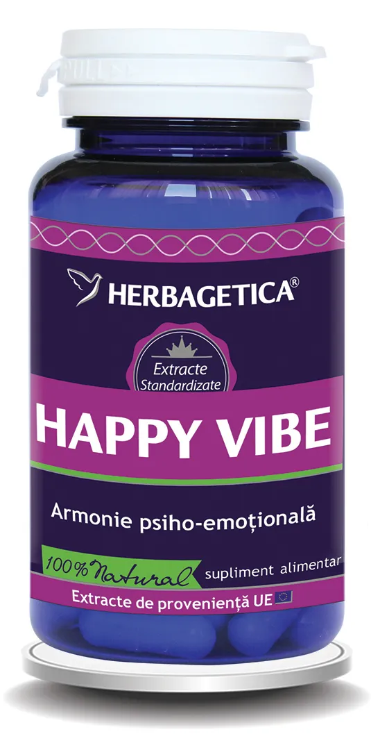 Happy Vibe, 60 capsule, Herbagetica