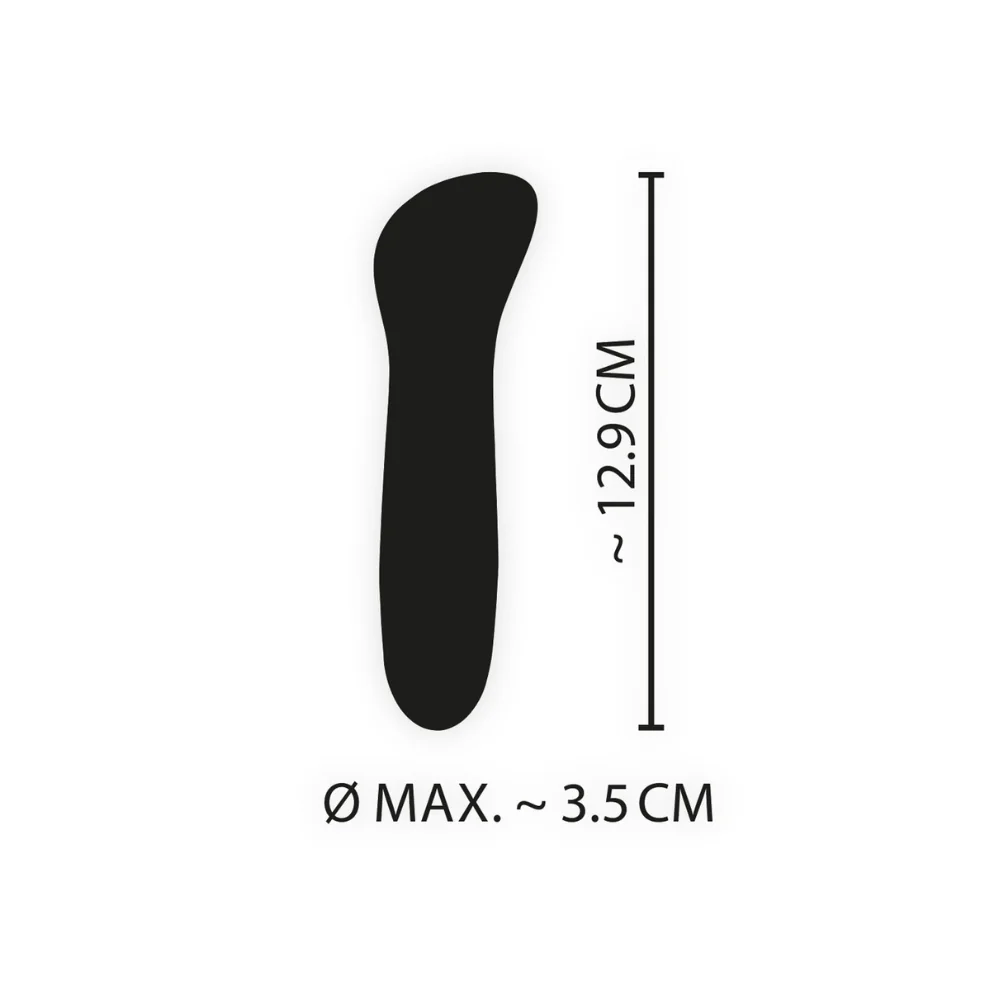 Mini vibrator cu 7 moduri de vibratie albastru, 1 bucata, Cuties