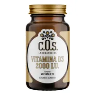 Vitamina D3 2000 IU, 90 tablete, COS Laboratories