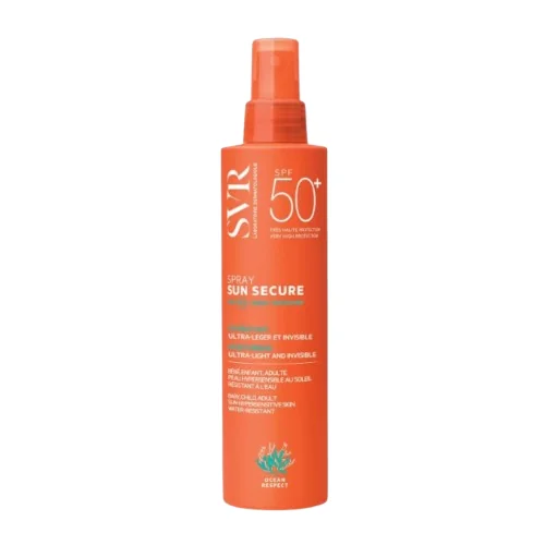 Spray hidratant invizibil cu SPF 50+ Sun Secure, 200ml, SVR