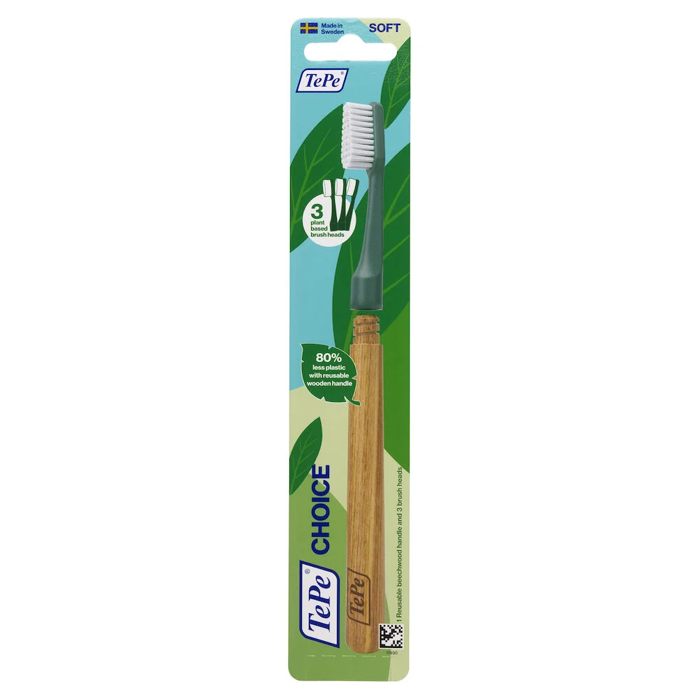 Set maner cu 3 capete periuta de dinti Choice, 1 bucata, TePe