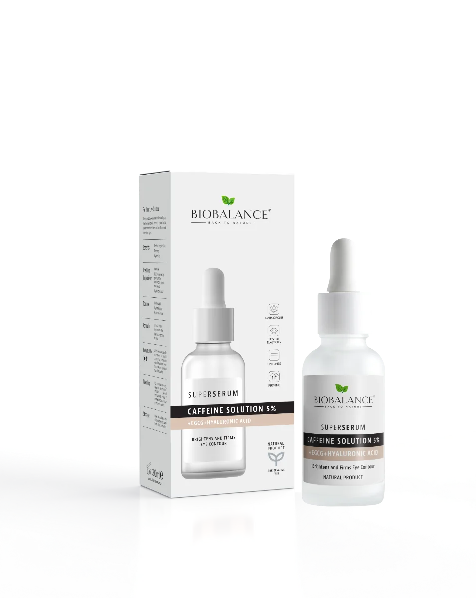 Serum Contur Ochi cu Cafeina 5% + EGCG + Acid Hialuronic, 30ml, Bio Balance