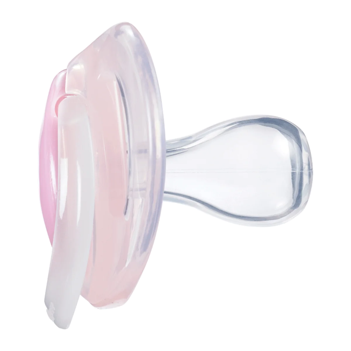 Suzeta ortodontica de noapte care lumineaza in intuneric 6-18 luni Roz, 2 bucati, Tommee Tippee