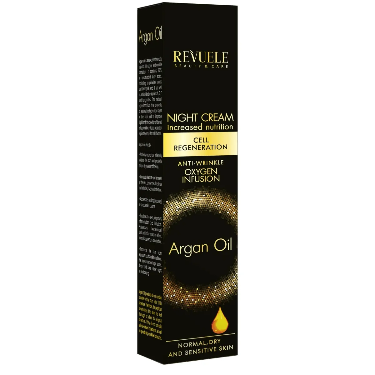 Crema de noapte cu ulei de argan Argan Oil Night, 50ml, Revuele