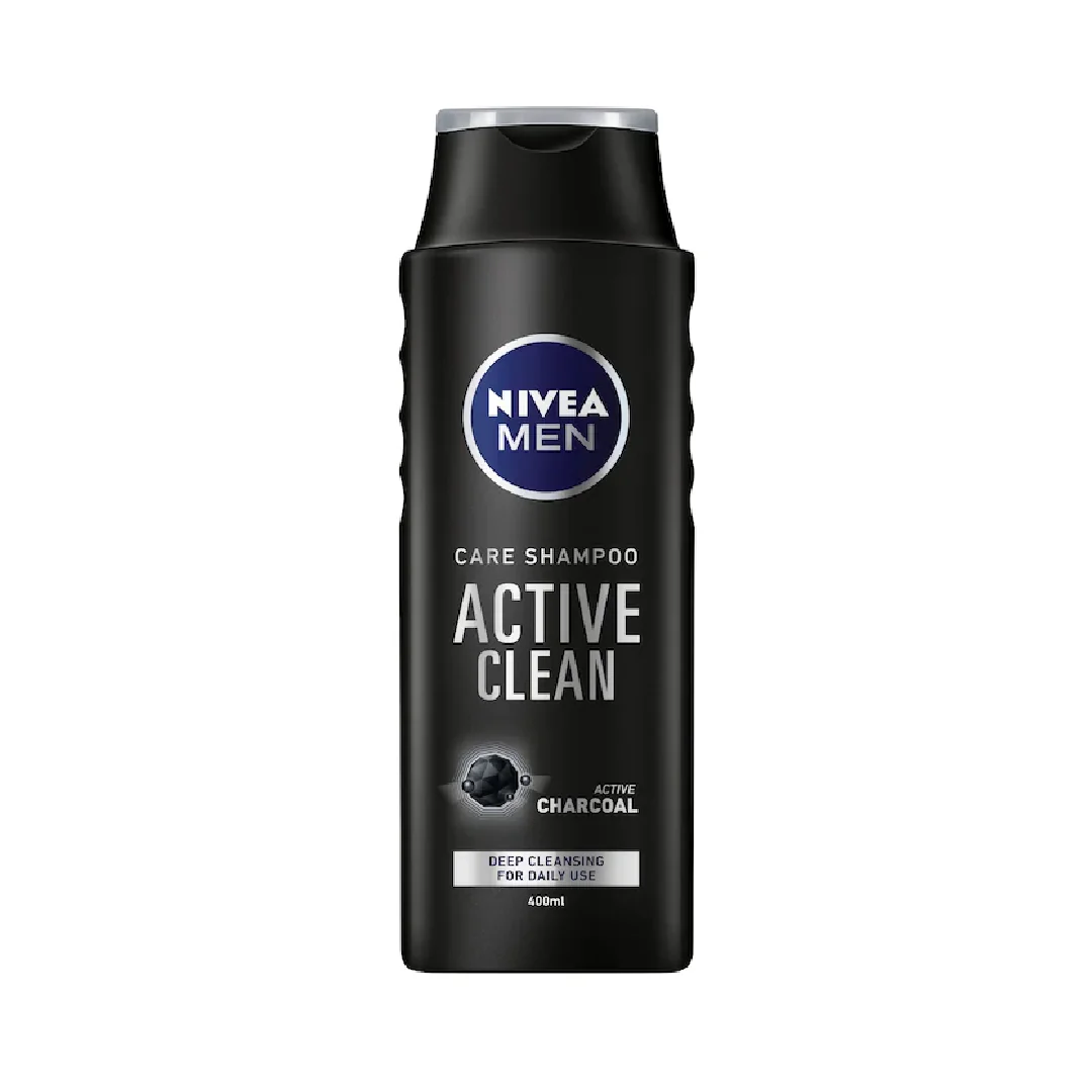 Sampon pentru barbati Active Clean, 400ml, Nivea