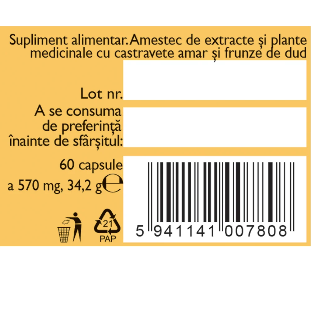 Glicostat,  60 capsule, Fares