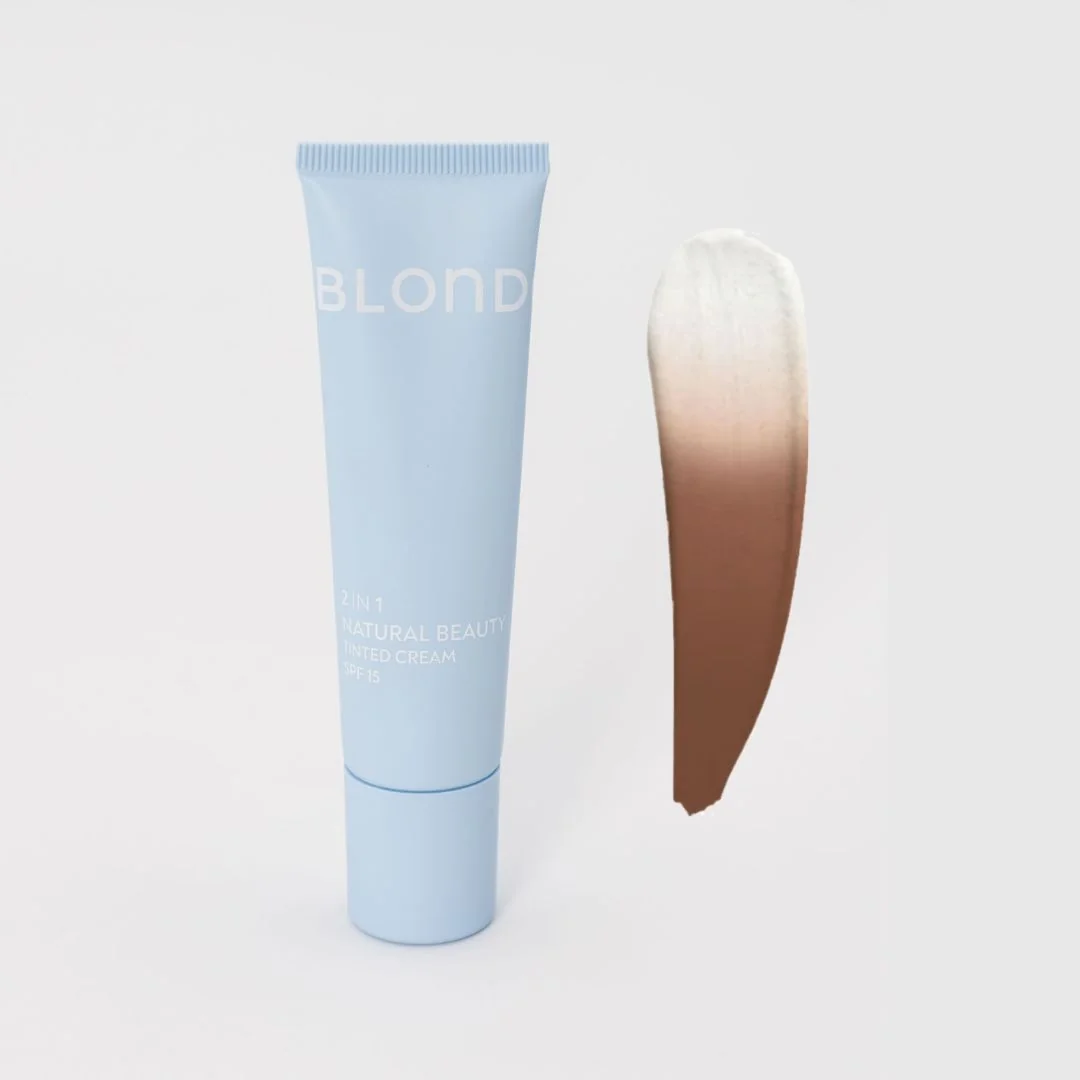 Crema coloranta BB Cream 2 in 1 Natural Beauty cu SPF 15 - Dark 03, 30ml, Blondesister