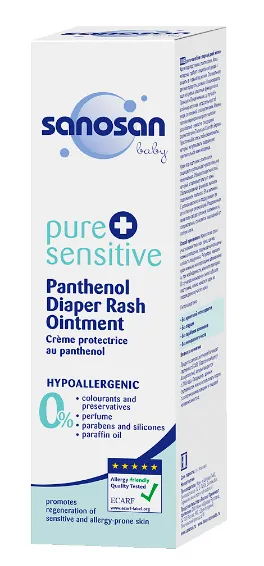 Crema antiiritatii cu Panthenol Pure&Sensitive, 100ml, Sanosan