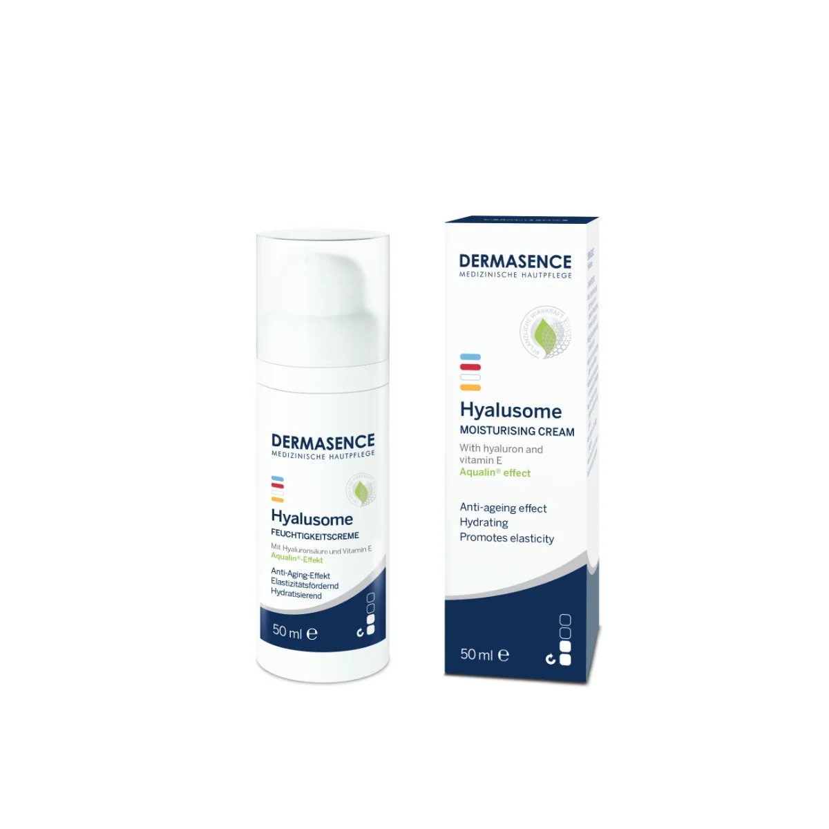 Crema hidratanta anti-aging pentru fata Hyalusome, 50ml, Dermasence