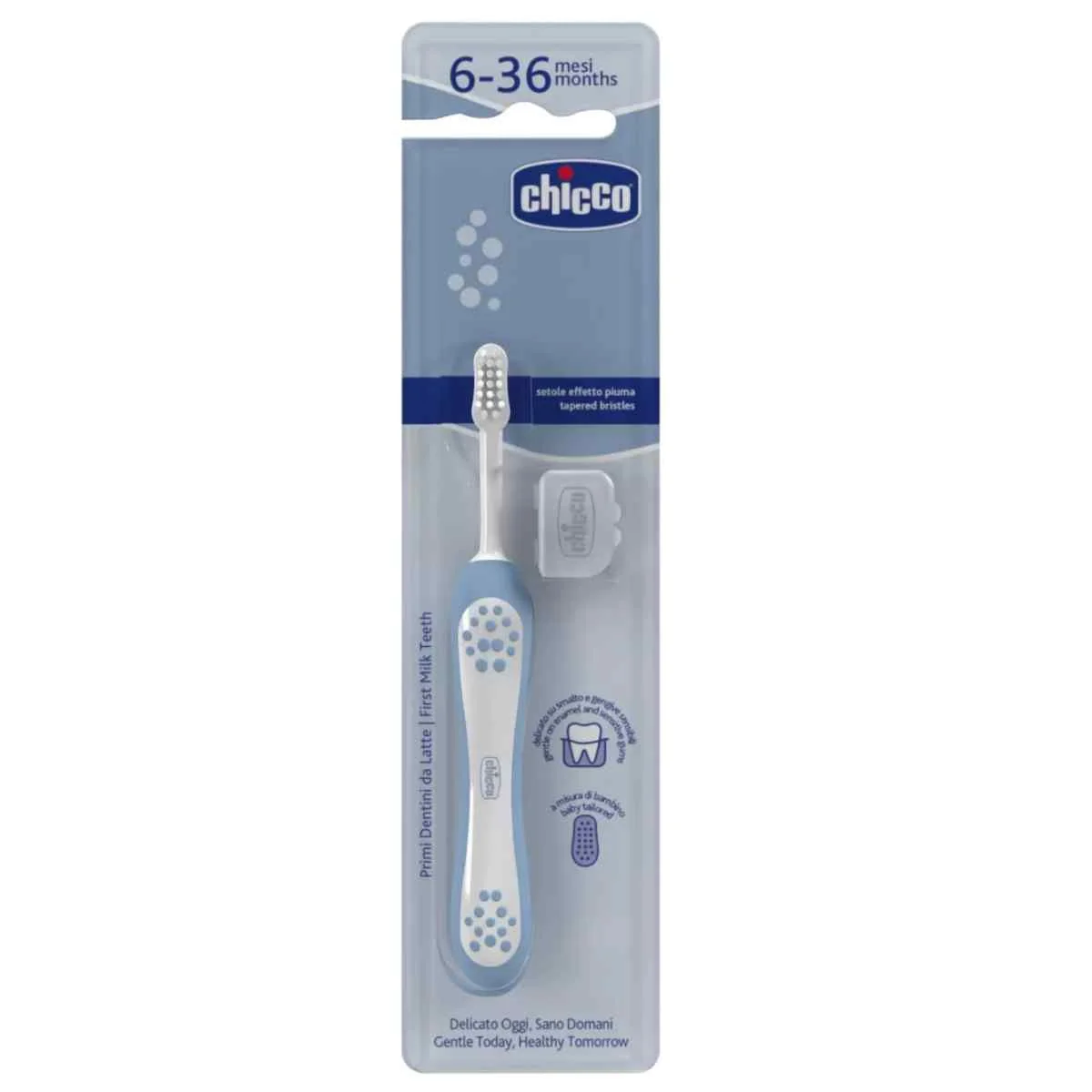 Periuta de dinti 6-36 luni Indigo, 1 bucata, Chicco