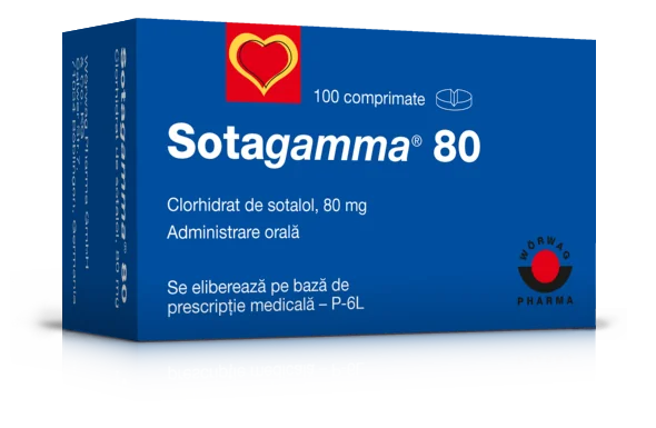Sotagamma 80mg, 100 comprimate, Worwag Pharma