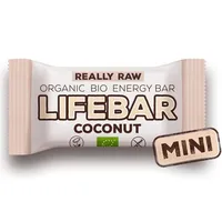 Baton cu cocos raw Lifebar Bio, 25g, Lifefood