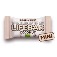 Baton cu cocos raw Lifebar Bio, 25g, Lifefood