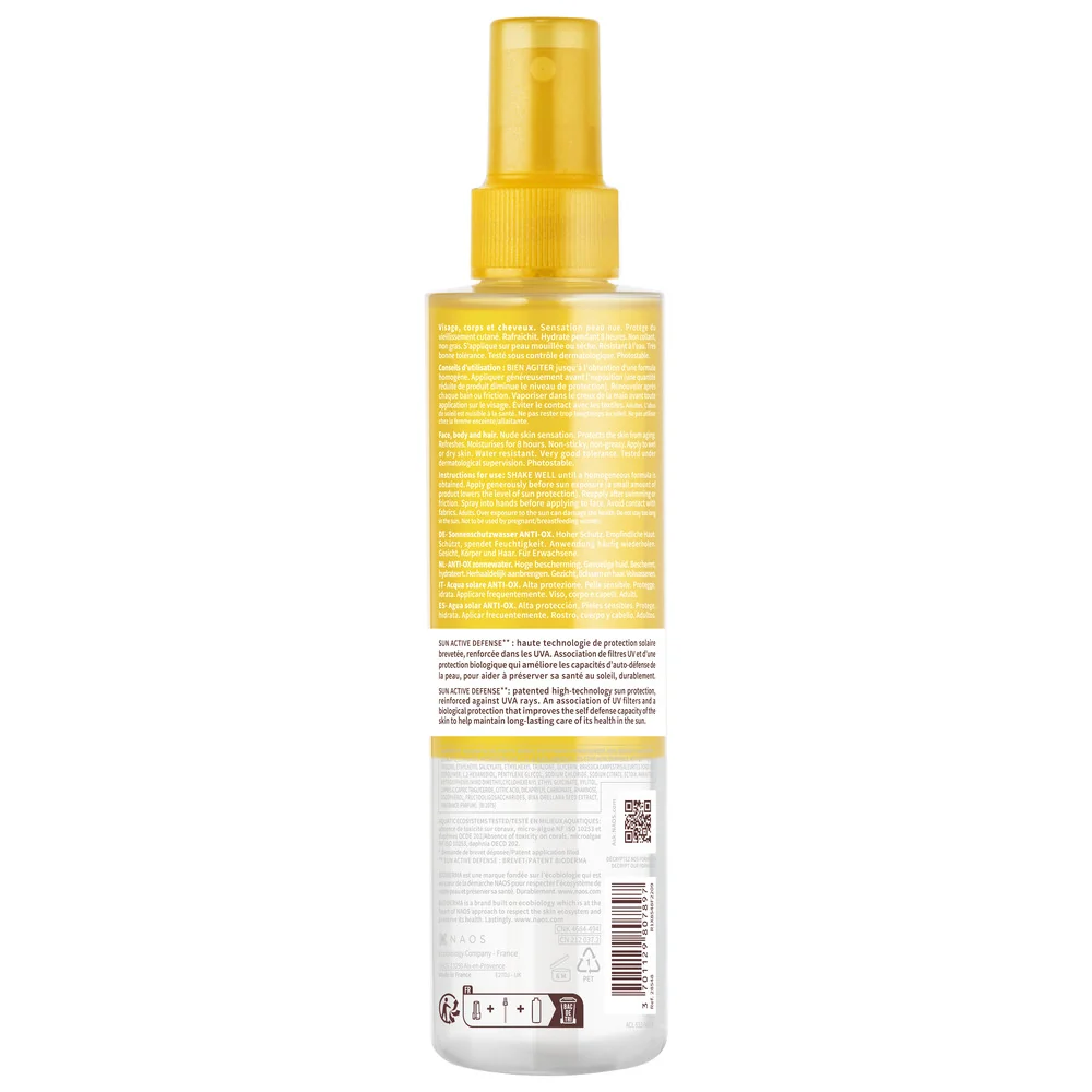 Apa de protectie solara antioxidanta SPF50 Photoderm Anti-OX, 200ml, Bioderma