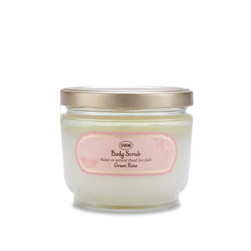 Exfoliant pentru corp Green Rose, 600g, Sabon