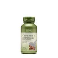 Extract standardizat de scortisoara si crom Herbal Plus®, 60 capsule, GNC