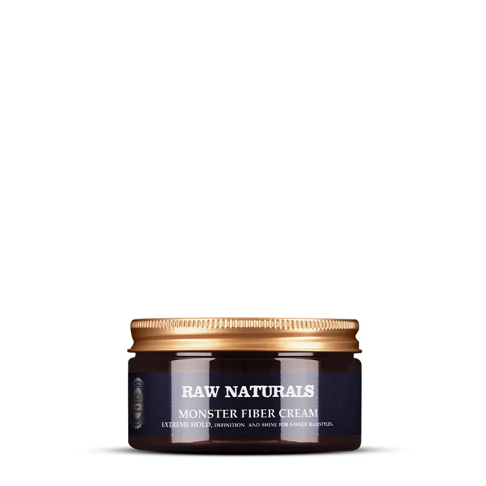 Crema de stilizare cu fixare ridicata Monster Fiber Cream, 100 ml, Raw Naturals