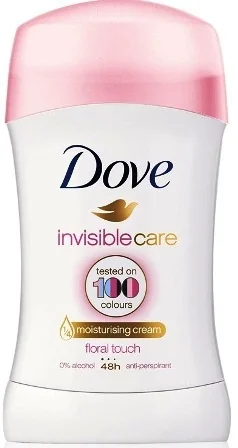Antiperspirant stick pentru femei Invisible Care Floral Touch, 40ml, Dove