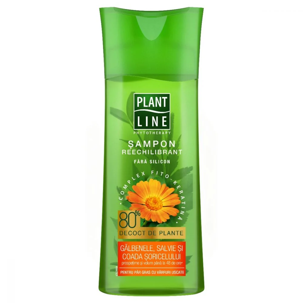 Sampon cu extract de galbenele, 250ml, Plant Line
