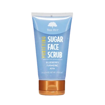 Scrub de fata purifiant Blueberry Turmeric, 210g, Tree Hut