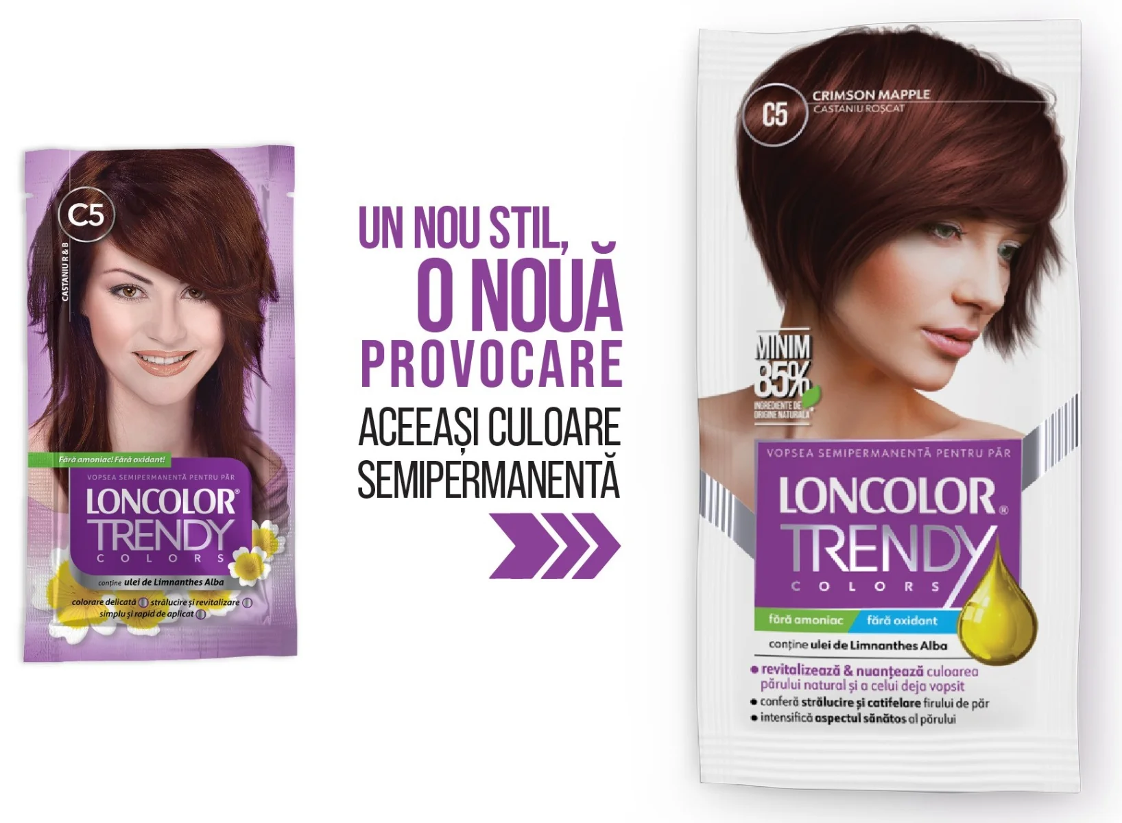 Vopsea semipermanenta Trendy Colors C5, 50ml, Loncolor