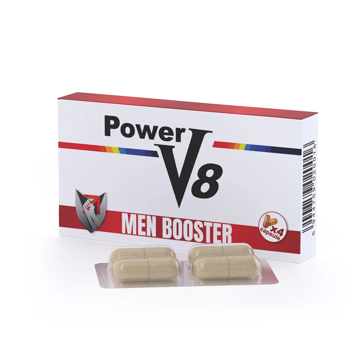 Stimulent pentru potenta, 4 capsule, Power V8