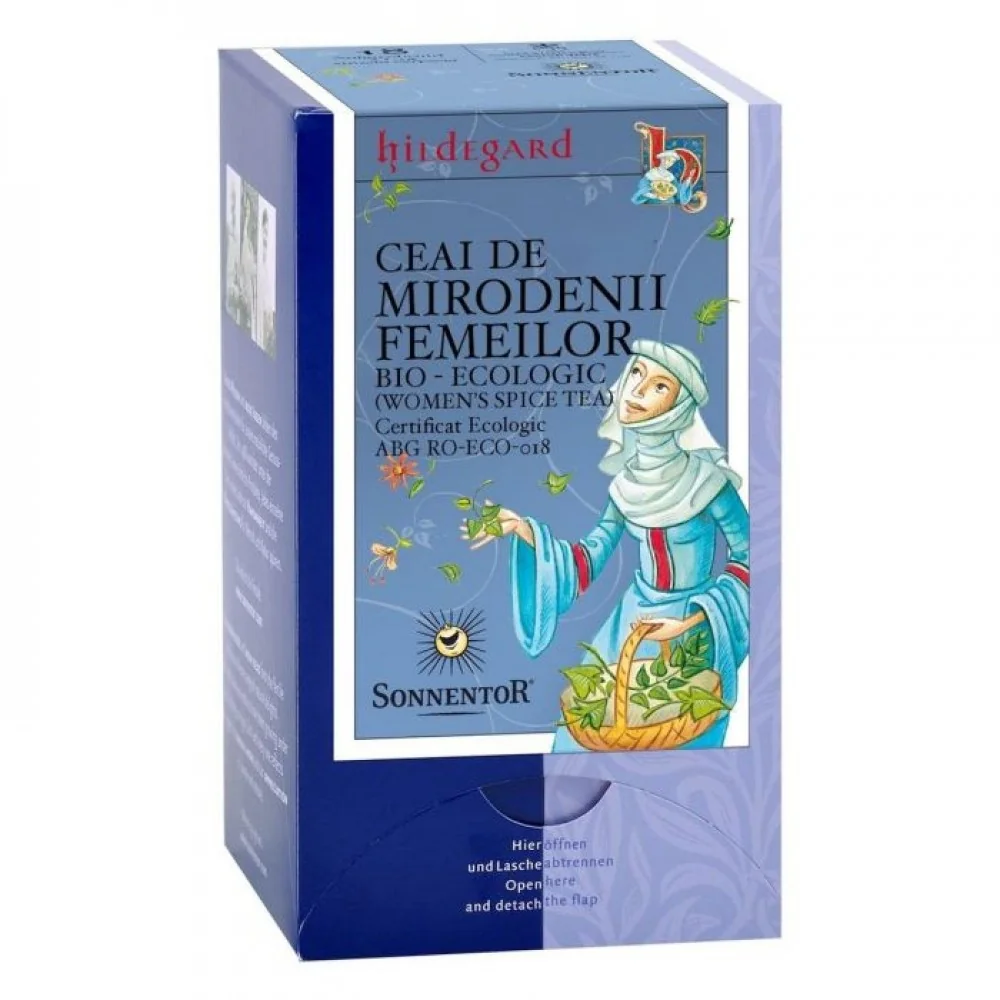 Ceai Bio Hildegard Mirodenii femeilor, 18 plicuri, Sonnentor