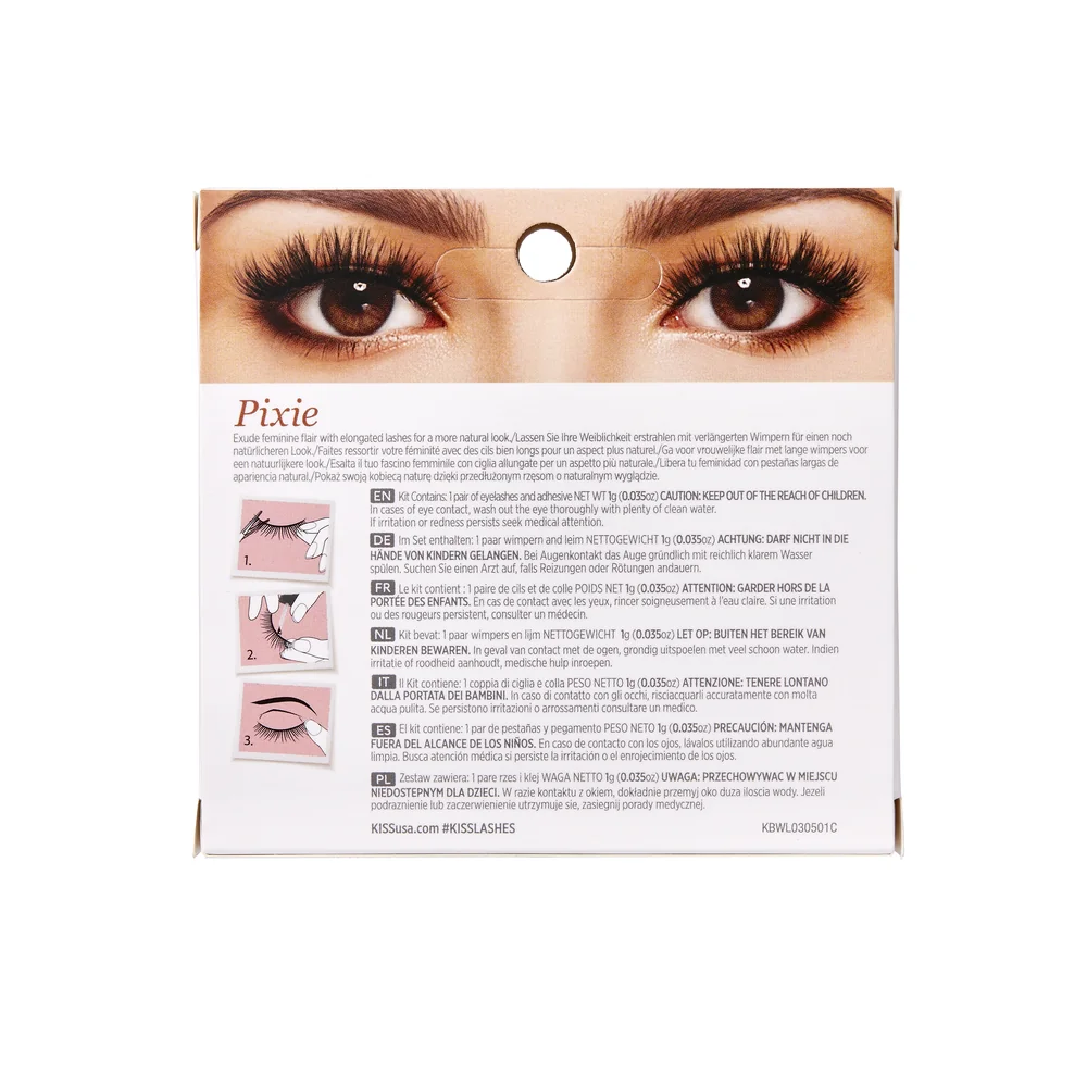 Gene false Blowout Lash Pixie, 1 pereche, Kiss
