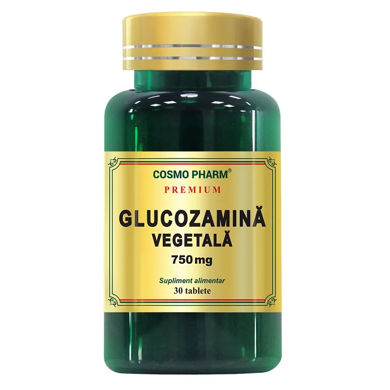 Glucozamina Vegetala 750mg, 30 tablete, Cosmopharm