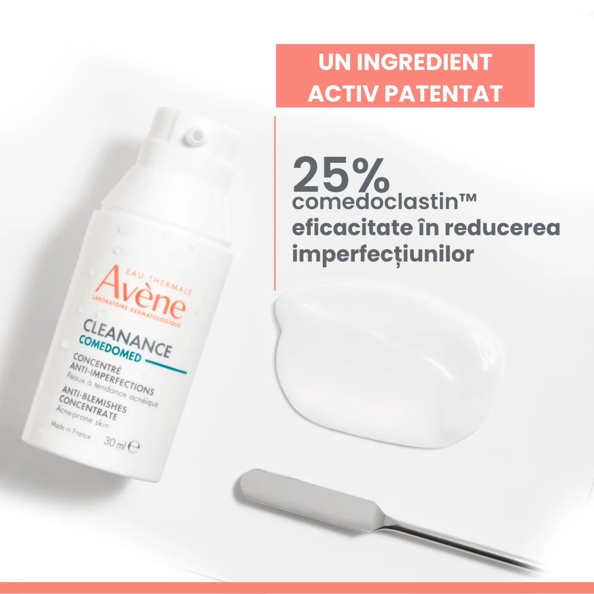 Crema de fata concentrata pentru ten acneic Cleanance Comedomed, 30ml, Avene 