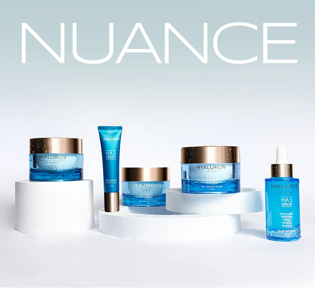 Crema de zi pentru ten uscat Hyaluron Active, 50ml, Nuance