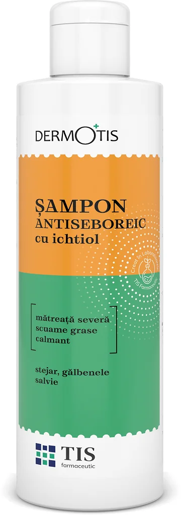 Sampon antiseboreic DermoTIS, 100ml, Tis Farmaceutic