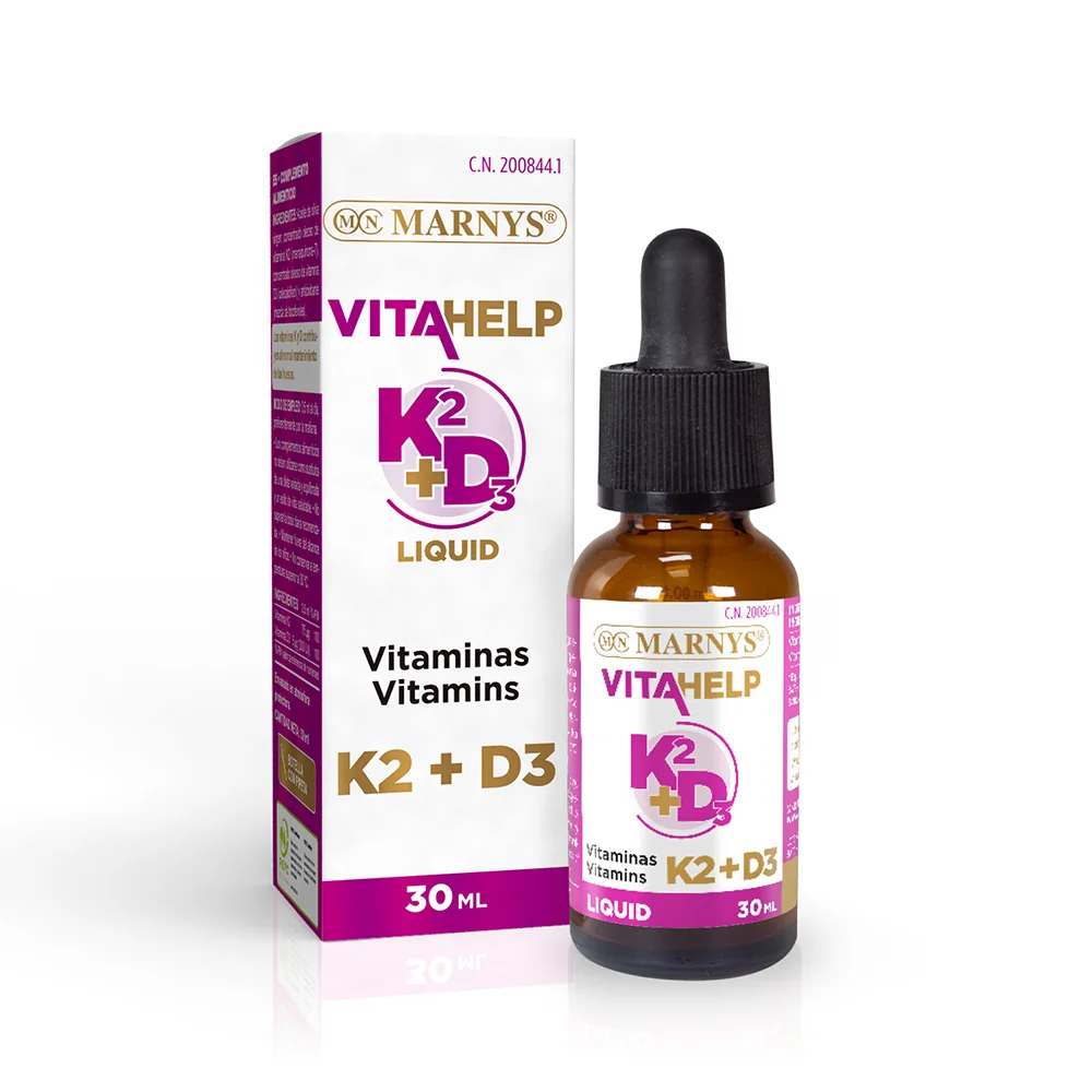 Vitamina K2+D3 Lichida, 30ml, Marnys