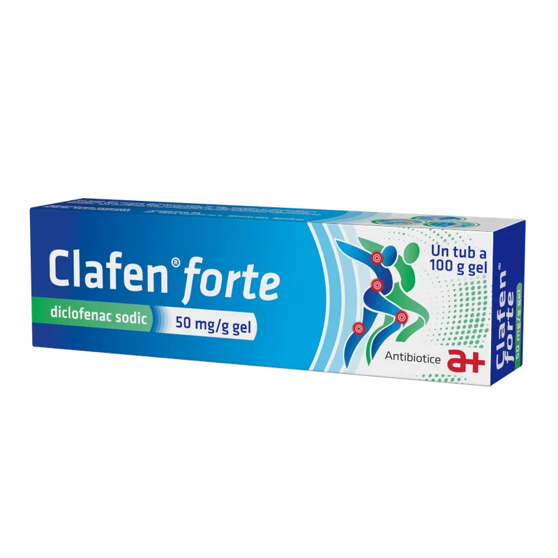 Clafen forte 50 mg/g gel, 100g, Antibiotice | Dr. Max Farmacia