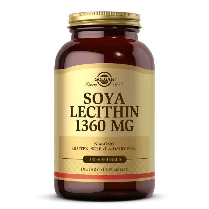 Lecithin 1360mg, 100 capsule, Solgar