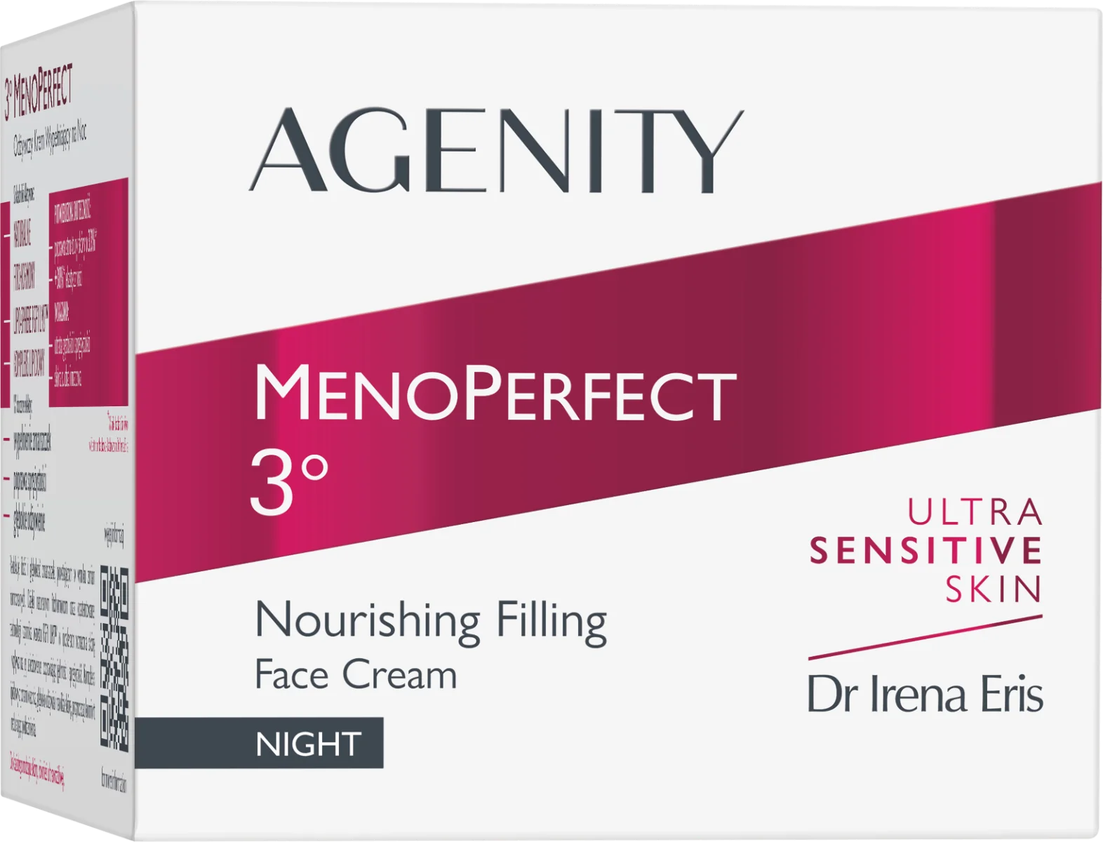 Crema de noapte hranitoare cu efect de umplere MenoPerfect 3, 50ml, Agenity 