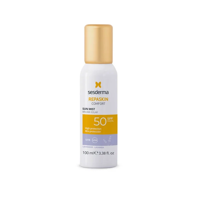 Mist cu protectie solara Repaskin Comfort Lavanda, 100ml, Sesderma